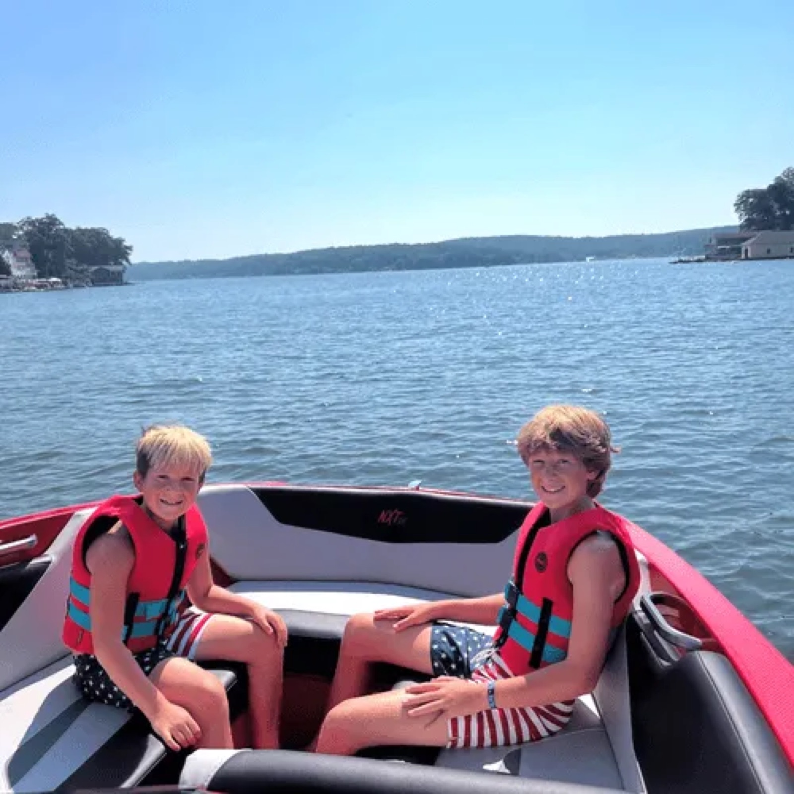 Couple on the boat